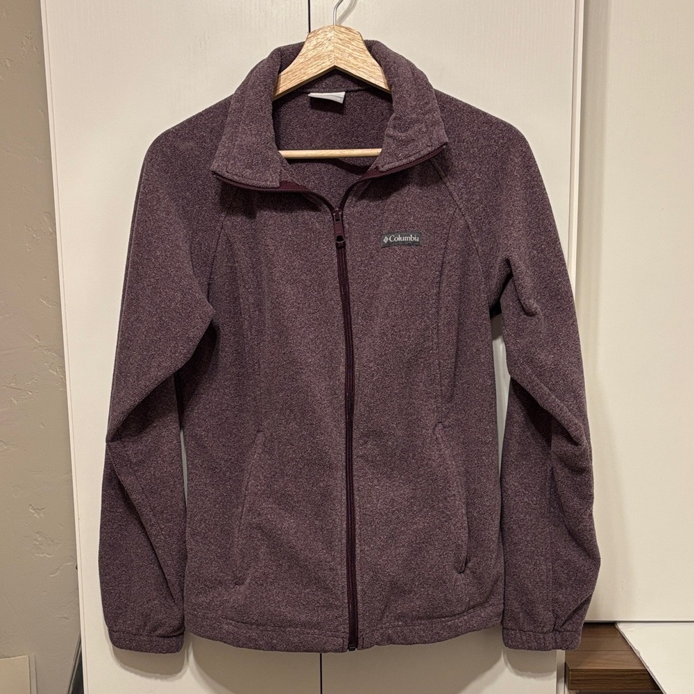 Columbia Women's Dark Purple Ski Fleece Jacket - M